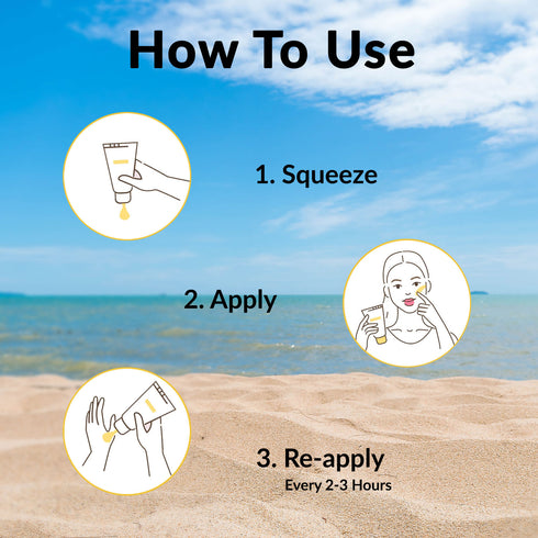 Good Vibes Wide Spectrum Protection Sunscreen with SPF 50 PA +++