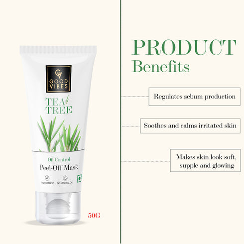 Good Vibes Tea Tree Oil Control Peel Off Mask