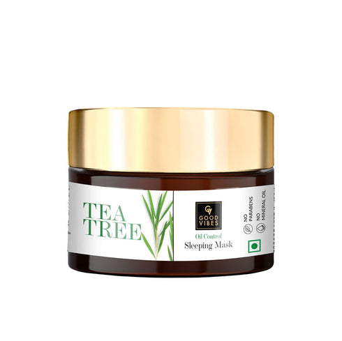 Good Vibes Tea Tree Oil Control Sleeping Mask