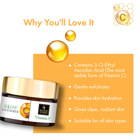 Good Vibes Vitamin C Glow Face Scrub