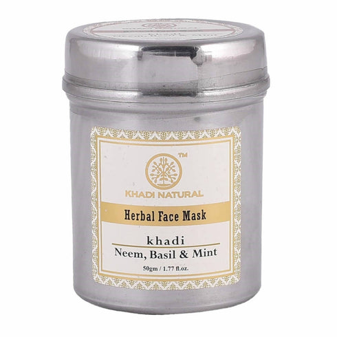 Khadi Natural Neem Basil & Mint Herbal Face Mask 50g