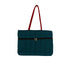 Green Color Mirror Work Shoulder Bag