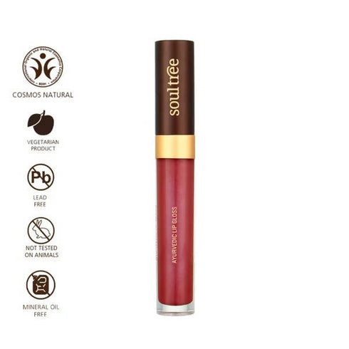 Soultree Ayurvedic Lip Gloss | Lush Berry