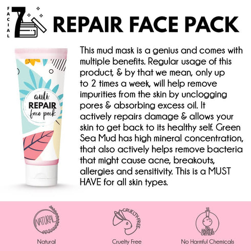 Auli Repair Face Pack | Pack Up