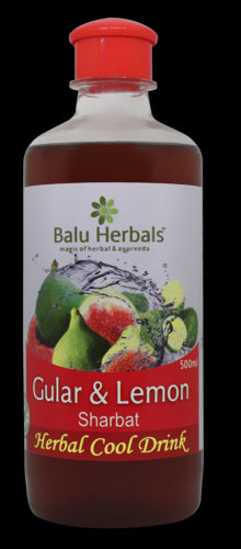 Balu Herbals Gular Lemon Sharbat 500ml