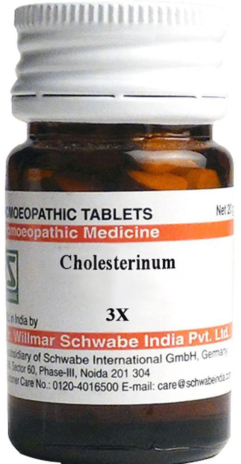 Dr Willmar Schwabe India Cholesterinum Trituration Tablet 3X