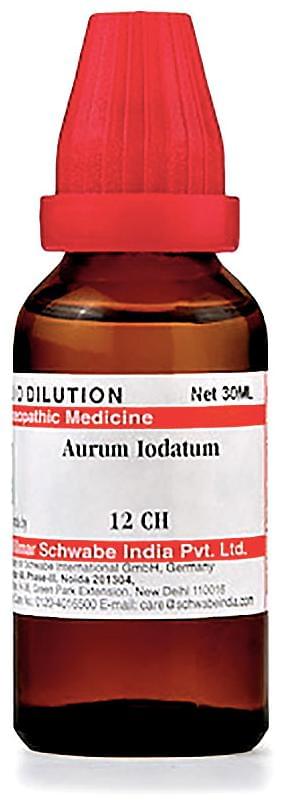 Dr Willmar Schwabe India Aurum Iodatum Dilution 12 CH