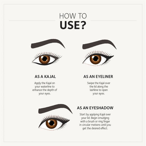 Soultree Ayurvedic Kajal | Pure Black 011