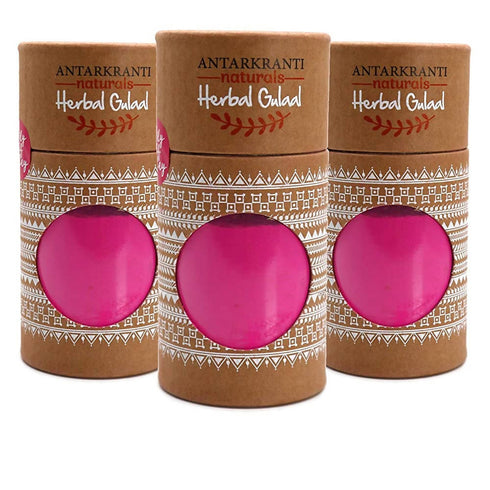 Antarkranti Naturals Pink Herbal Handmade Gulal
