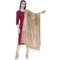 A R Silk Women's Embroidery With Gold Print Silk Golden Dupattas and Chunnis