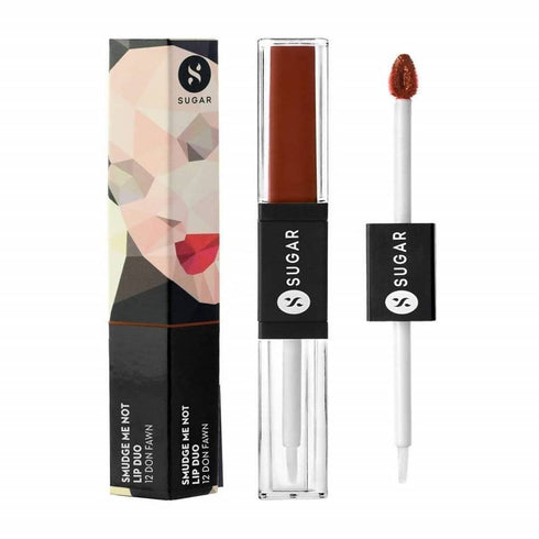 Sugar Smudge Me Not Lip Duo Don Fawn | Yellowish Brown
