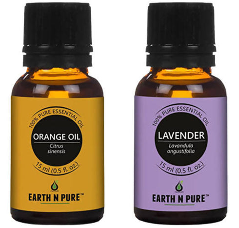 Earth N Pure Lavender and Orange Essential Oils