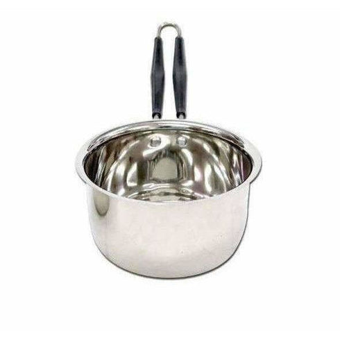 Steel Sauce Pan-Steel Pan Used For Preparing Tea & Coffee-Butter Warmer -Milk Boiler-Big Size