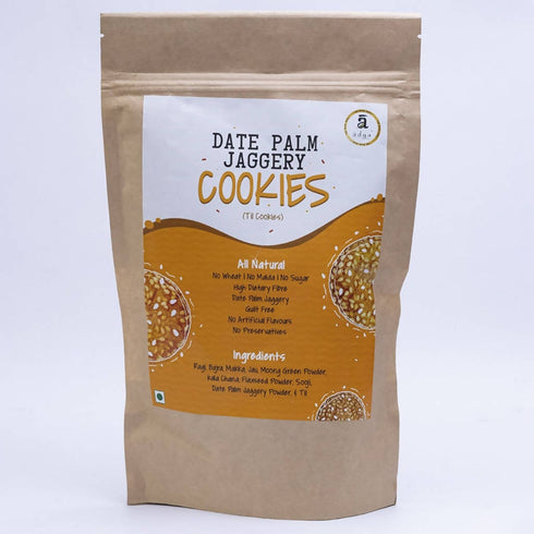 Adya Organics Date Palm Jaggery Till Gur Cookies