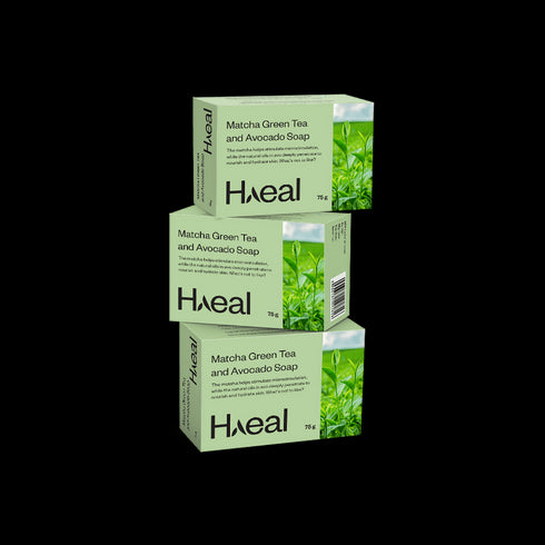 Haeal Anti-aging Avocado & Matcha Green Tea Soap