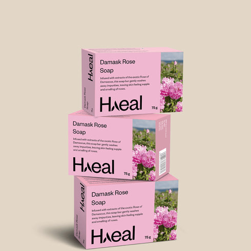 Haeal Revitalizing and Soothing Damask Rose Soap