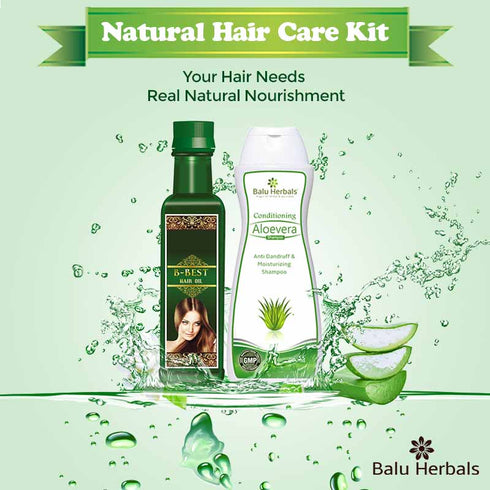 Balu Herbals Natural Hair Care Kit