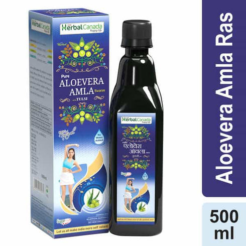Herbal Canada Aloevera Amla Swaras 500ml