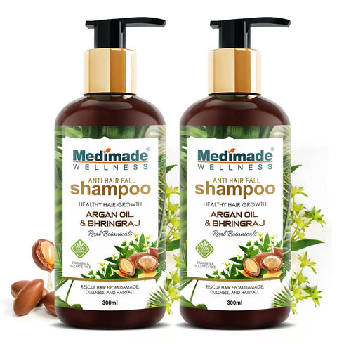 Medimade Wellness Anti Hair Fall Shampoo with Argan Oil & Bhringraj