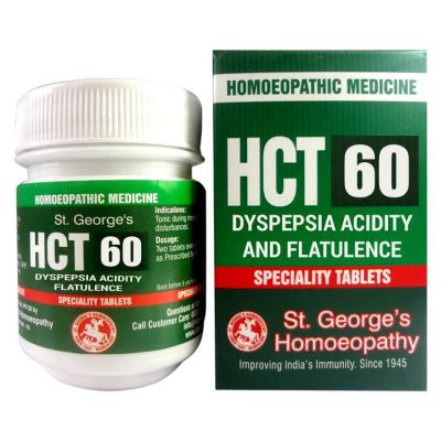 St. George’s HCT 60 Dyspepsia Acidity and Flatulence Tablet