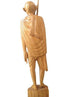 White Wood Standing Gandhi Statue