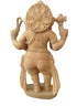 White Wood Standing Ganesh Statue