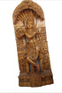 White Wood Big Sree Krishna Idol