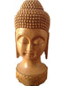 White Wood Lord Buddha Statue - Big