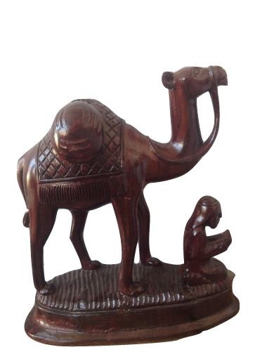 Rose Wood Camel Statue