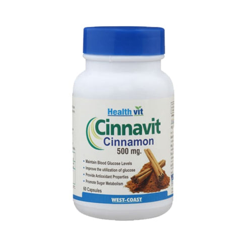 HealthVit Cinnavit 500mg Capsule