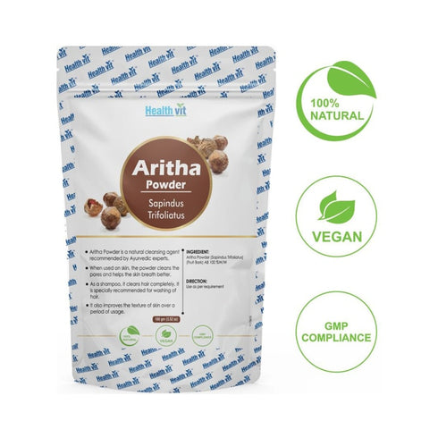 HealthVit Natural Aritha (Sapindus Trifoliatus) packet 100g