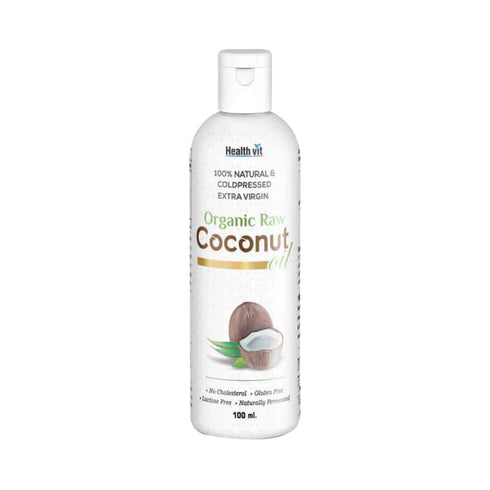 HealthVit Organic Raw Coconut Oil 100ml