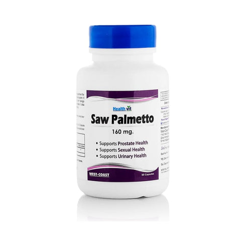 HealthVit Saw Palmetto 160mg Capsule bottle of 60 capsules