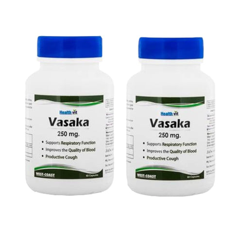 HealthVit Vasaka 250mg 60 capsules