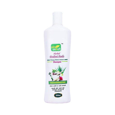 Herbal Swadeshi Herbal Brahmi Amla Shampoo 500 ml