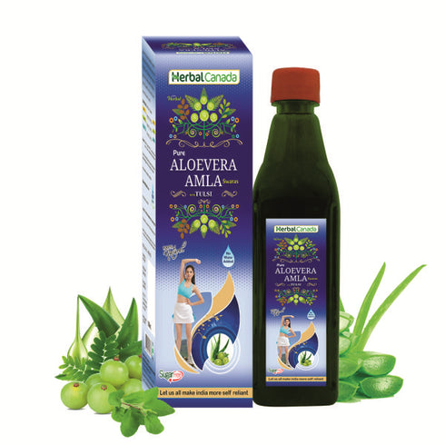 Herbal Canada Aloevera Amla Swaras 500ml