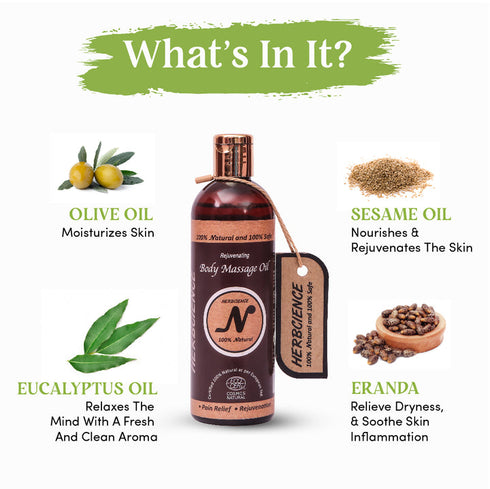 Herb Cience Rejuvenating Body Massage Oil