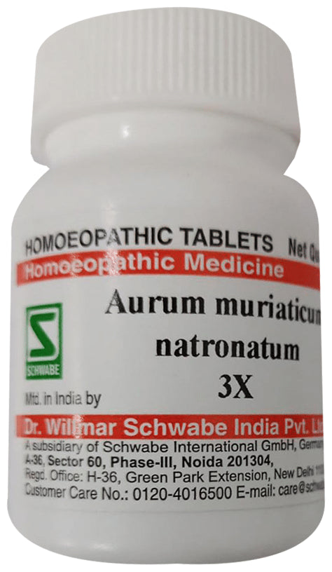 Dr Willmar Schwabe India Aurum Muriaticum Natronatum Trituration Tablet 3X