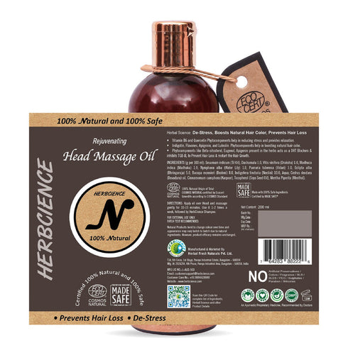 Herb Cience Rejuvenating Head Massage Oil