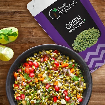 D-Alive Honestly Organic Green Moong Whole