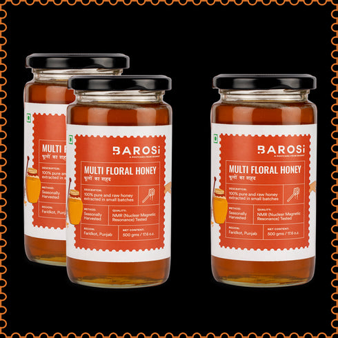 Barosi Multi Floral Honey Family Pack