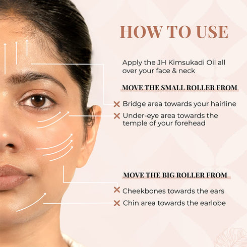 Just Herbs Kansa Roller Face Massage Tool - GWP 110g