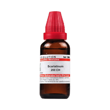 Dr Willmar Schwabe India Scarlatinum Dilution