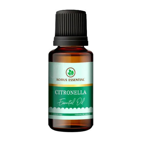 Korus Essential Citronella Essential Oil | Therapeutic Grade