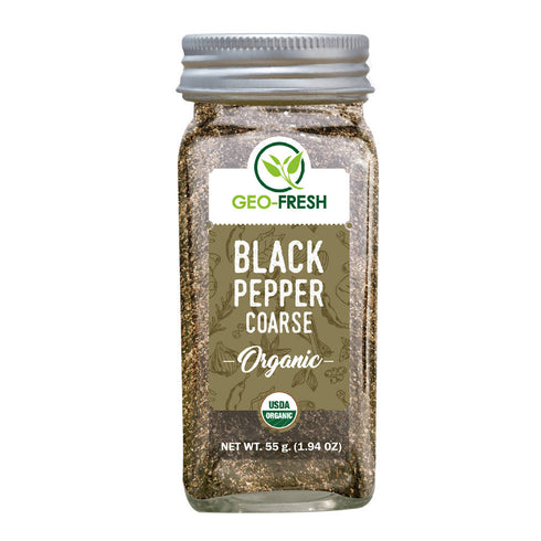 GeoFresh Organic Black Pepper Coarse