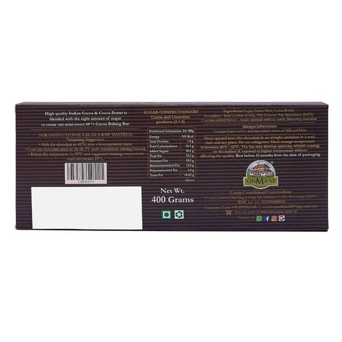 Ainmane Dark Chocolate Baking Bar