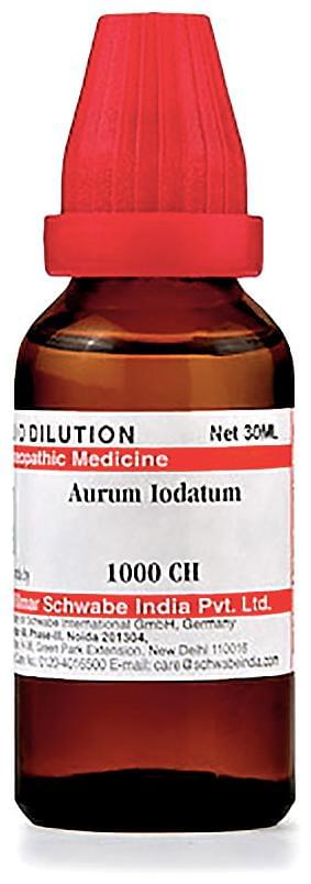 Dr Willmar Schwabe India Aurum Iodatum Dilution 1000 CH