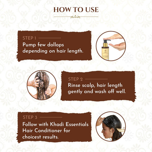 Khadi Essentials Coconut Milk Shampoo