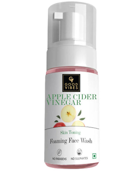 Good Vibes Skin Toning Foaming Face Wash - Apple Cider Vinegar