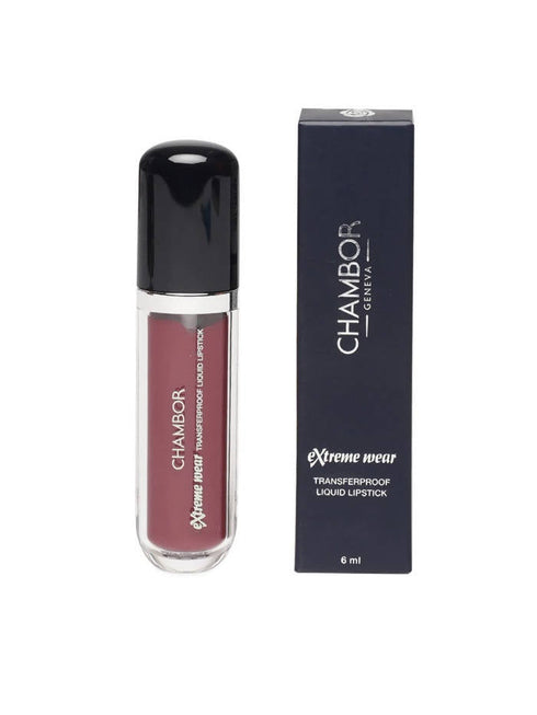 Chambor Extreme Wear Transferproof Liquid Lipstick Coffee Date